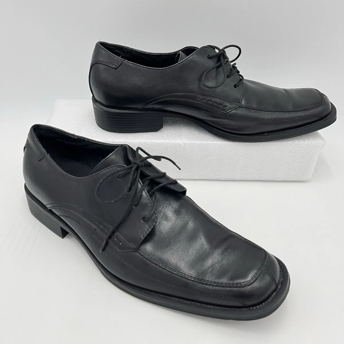 Claiborne Black Men\'s Slip-On Loafers dress shoes Men Fashion Comfort Classic Square Toe Slip On Loafers  main image 2