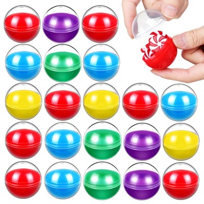 60 Pcs Multi Function Plastic Fillable Balls Round Balls For Party