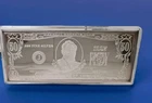 Silver 1997 Washington Mint 4 oz .999 Fine Silver $50 Grant Currency Bill Design
