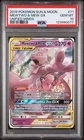 Mewtwo & Mew GX 71/236 Holo Card Unified Minds PSA 10