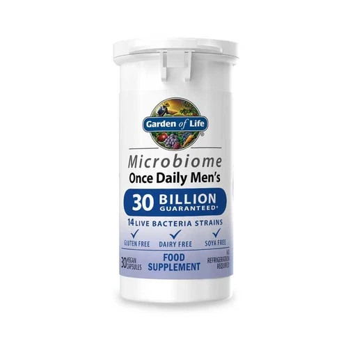 Garden of Life Men's Once Daily Microbiome Probiotics 30 Vegan Capsules - Picture 1 of 2