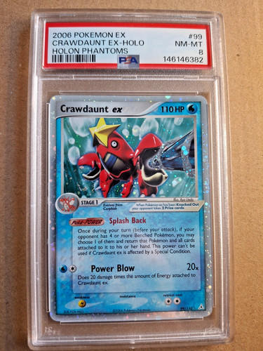 Crawdaunt ex graded PSA 8 for sale on eBay