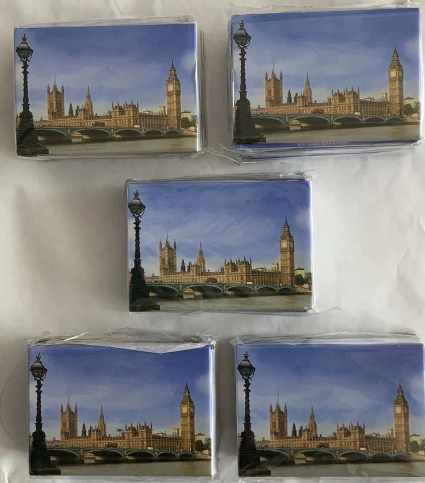 50 Fridge Magnets Of Houses Of Parliament And Big Ben In London JOB LOT