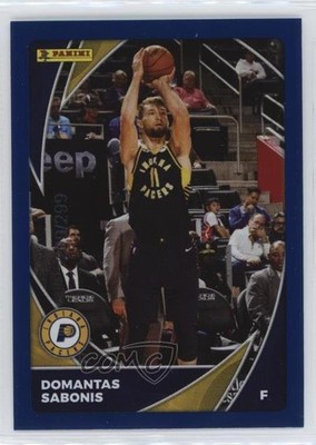 2020-21 Panini Sticker & Card Collection Blue Foil /299 Domantas Sabonis #2 11ct