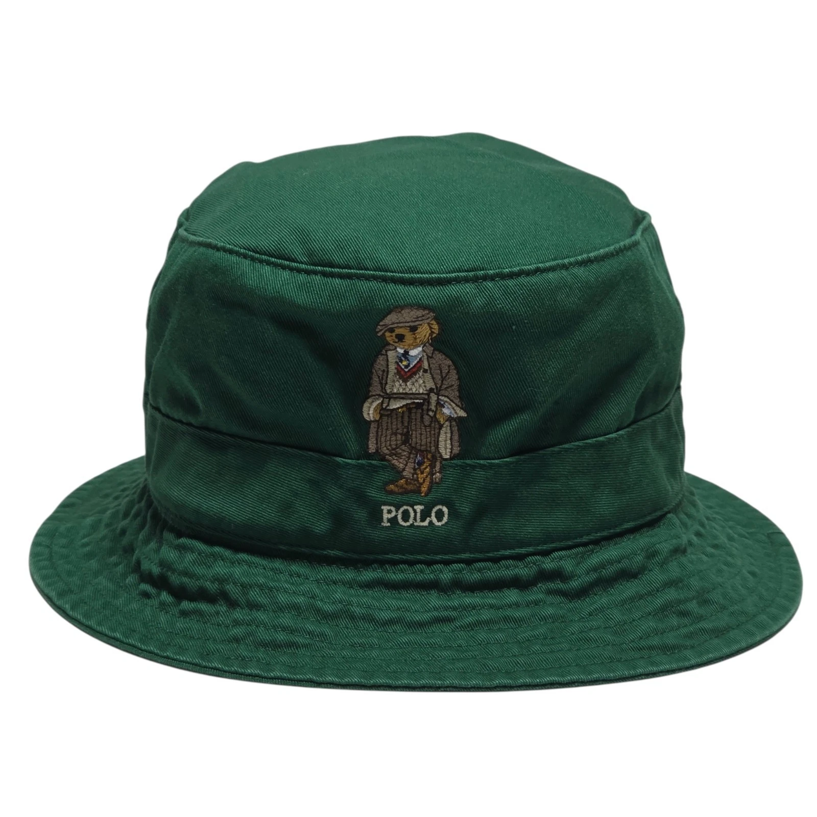 Polo Ralph Lauren Polo Bear Men’s Green Bucket Hat Embroidered NWT
