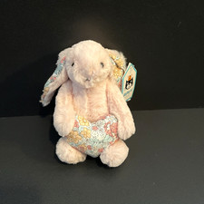 Jellycat Blossom Blush Bunny Retired  Rare - Brand New with Tags Pink 6  