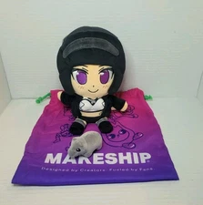 Makeship Turskit the Gamer Goth Girl (who loves you) Plushie By Pantsahat Plush