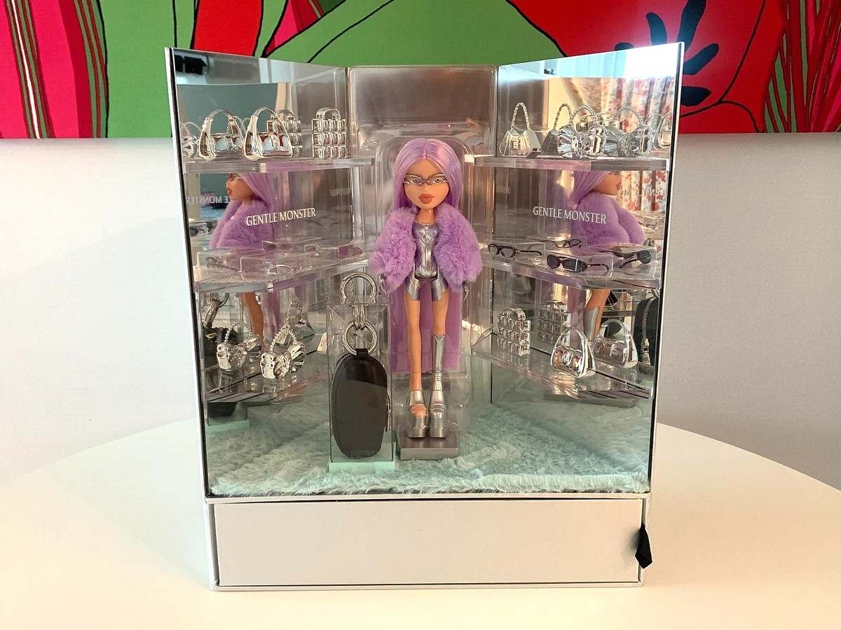 Gentle Monster x Bratz Plush & Pico 02(V) Silver Purple SET