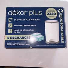 Dekor Plus - Genuine - 4 COUNT Diaper Pail Refills - Holds Up To 2320 Diapers