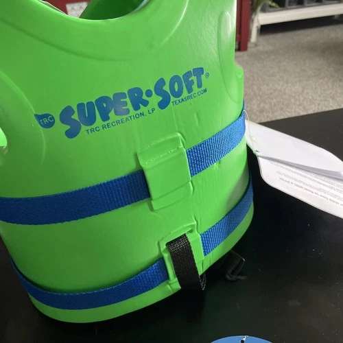 TRC Recreation Super Soft Child Life Jacket Swim Vest, X Small, Fierce Green image 4