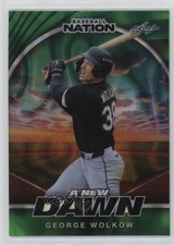 2025 Leaf Baseball Nation New Dawn Green Lava 5/5 George Wolkow #NB-50 1l7v