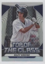 2020 Panini Prizm Top of the Class Silver Prizm Riley Greene #TOC-5 0b3