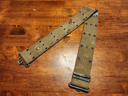 WW1 US Army Military M1912 Dismounted Pistol Belt Field Web Gear Equipment