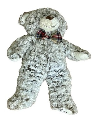2017 FAO Schwarz Teddy Bear Stuffed Animal Plush Toy Plaid Bow Fluffy Soft 17 