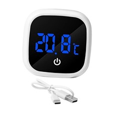 Thermomètre d'aquarium numérique très précis à ±0,1 thermomètre de terrarium USB