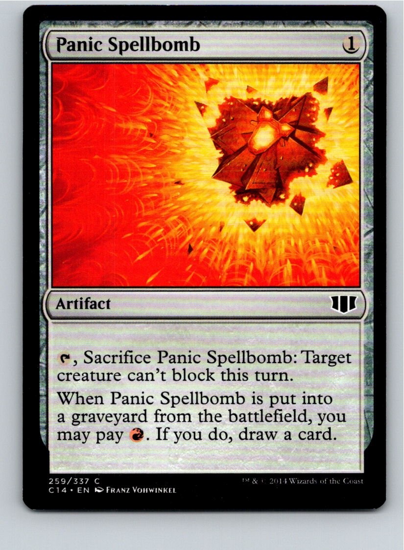 Magic the Gathering Panic Spellbomb Commander 2014 MTG Free Shipping!