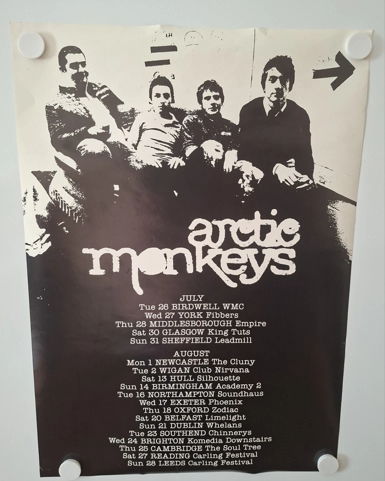 Artic Monkeys 2005 tour poster - Image 3 of 4