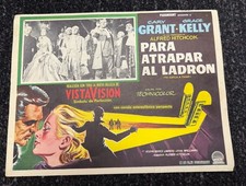 TO CATCH A THIEF Lobby Cards COMPLETE Set Of 8 Cary Grant Hitchcock Grace Kelly