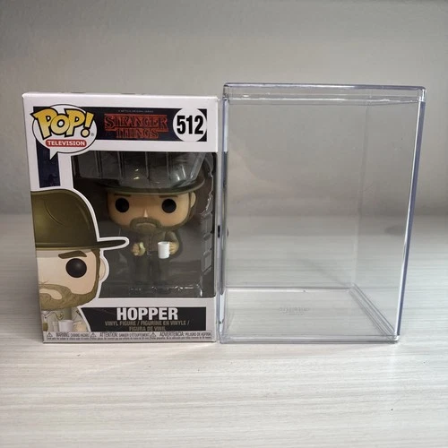 Funko Pop! Vinyl: Stranger Things - Hopper #512 w/protector. BB3
