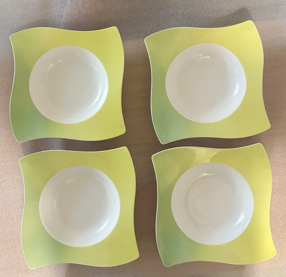 Juego de 4 platos para servir de pasta Villeroy & Boch New Wave Lagoon Foto 2 de 4