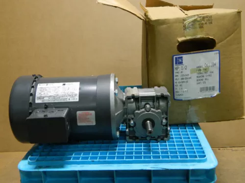 EMERSON T12S2MCR 061184 1/2HP 1/2 HP 208-220/440V MOTOR GEARBOX COMBO NIB