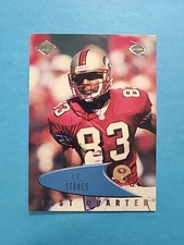 J.J. STOKES 1999 COLLECTOR'S EDGE ODYSSEY FOOTBALL CARD # 131 H5213