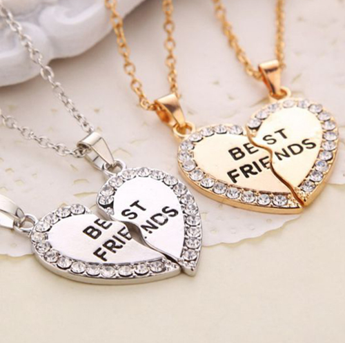 Pendants Necklace Bff girls Friendship 