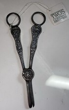 VINTAGE SILVER SOLDERED HANDMADE  FLORAL PATT...