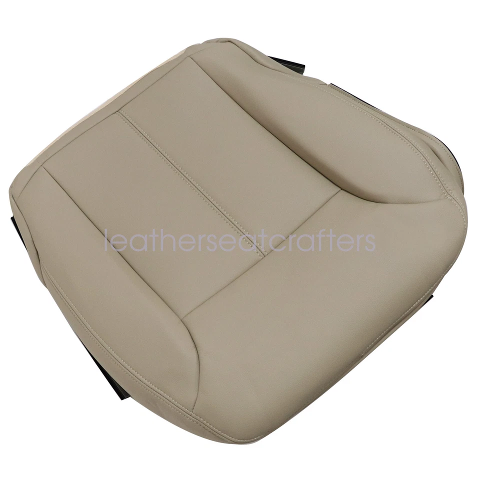 For 2007-2012 Mercedes Benz GL450 GL500 Leather Driver Bottom Seat Cover Tan US - Image 4 of 4