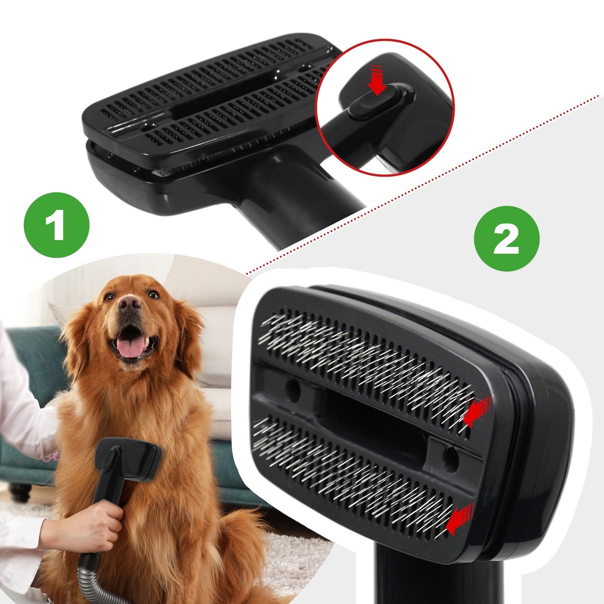 Pet Hair Vacuum Comb For Dogs Dog Grooming Tool For MIELE Vacuum
