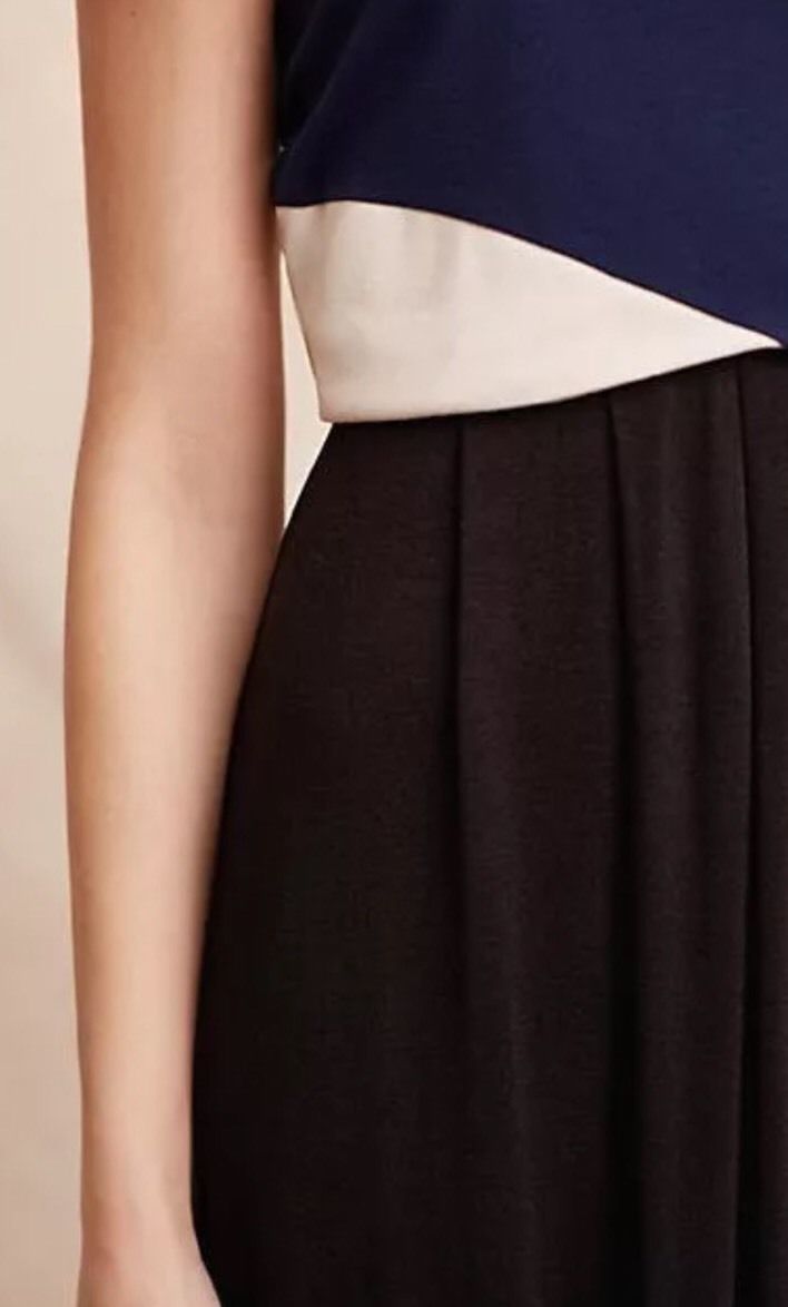 maeve colorblock a-line knit maxi dress Alexandrea Colorblock Maxi Dress in Green main image 0
