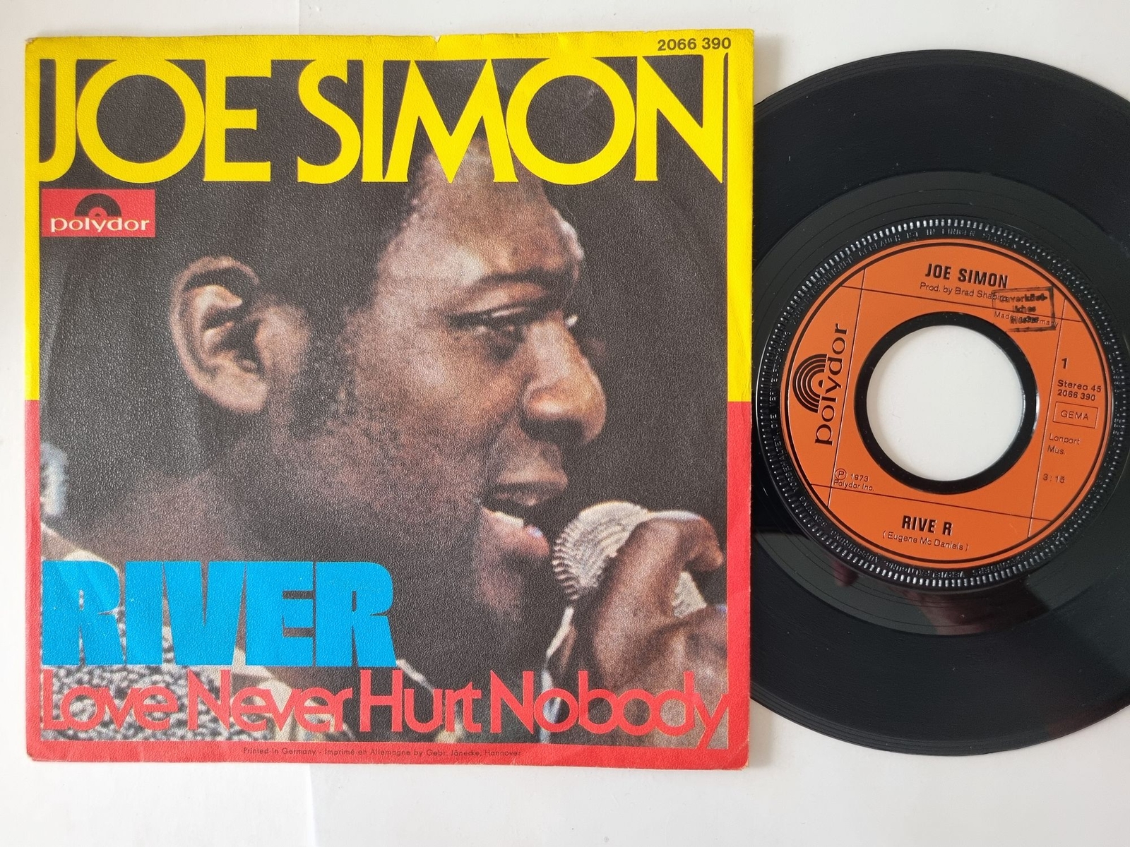 Joe Simon - River/ Rive R 7'' Vinyl Germany