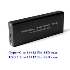 Type-C USB3.0 External SSD Enclosure for MacBook Air Pro Retina 2013/14/15/16/17