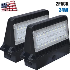 24W LED Outdoor Full Cut Off Wall Pack Lights Commercial Security Area Light