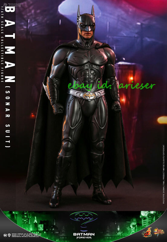 ホットトイズ バットマン フォーエヴァー(ソナー・スーツ版)1/6 MMS593 HT 1/6 Mms593 Batman Sonar Suit Batman:Forever Action Figure New