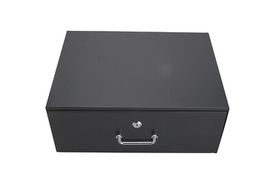 4U 19'' Drawer Rack Mount Server Case - Locking Network/ IT/ DJ Equipment Storage
