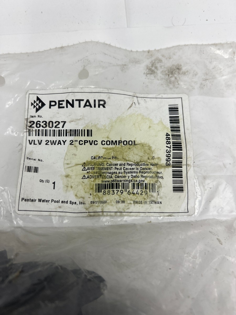 Pentair 263027 2 Way Diverter Valve 2