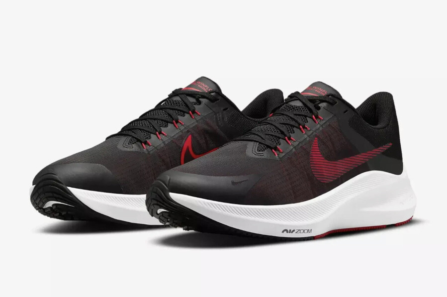 ナイキ メンズ ランニングシューズ Nike Zoom Winflo 8 - Black/University Red/White Nike Winflo 8 CW3419 003 Black / University Red Men's Running