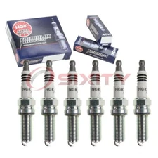 6 pc NGK 93175 LKR7DIX-11S Iridium IX Spark Plugs for Ignition Wire lh