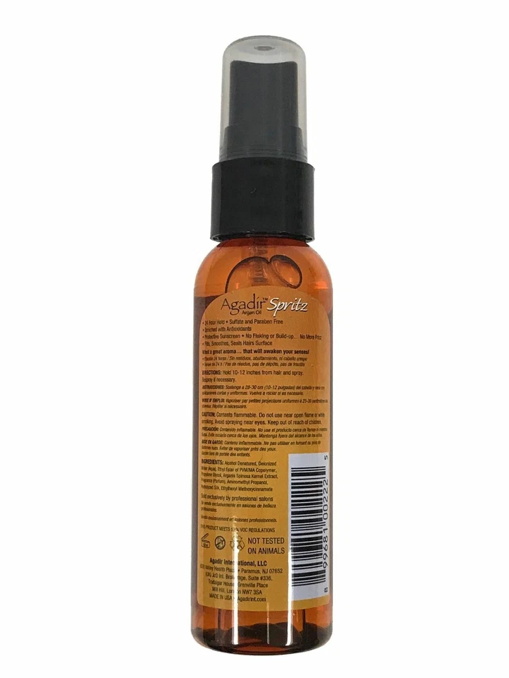 2x Agadir Argan Oil Spritz Finishing Hair Spray Extra Firm Hold 59.2m DAILY POST - Image 3 of 4