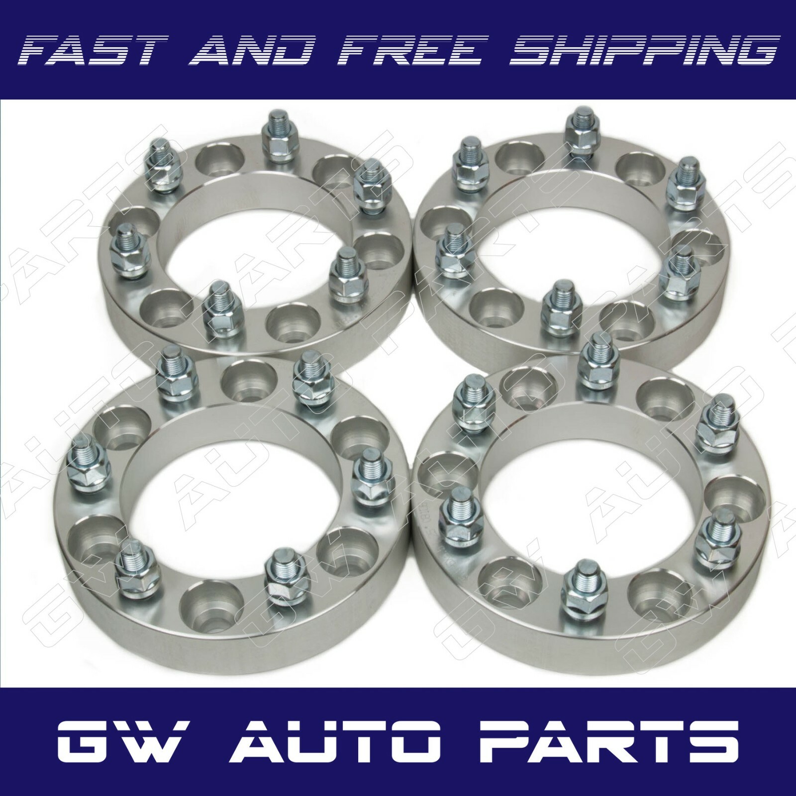 KYX 4-Piece 1 Inch (25mm) Wheel Spacers – 6x5.5 For Chevy Silverado, Tahoe, Yukon