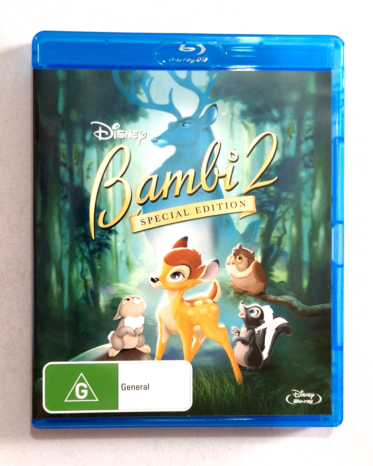 Bambi 2 BLU RAY Disney Region B Australian Release