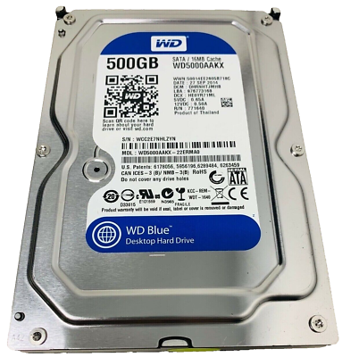 中古作品 WD Blue 3.5 SATA HDD 6T 1-9 HARD DISK SATA 3,5