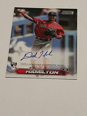 #SCBA-. 2024 STADIUM CLUB  AUTOGRAPH DAVID HAMILTON RED SOX   ROOKIE