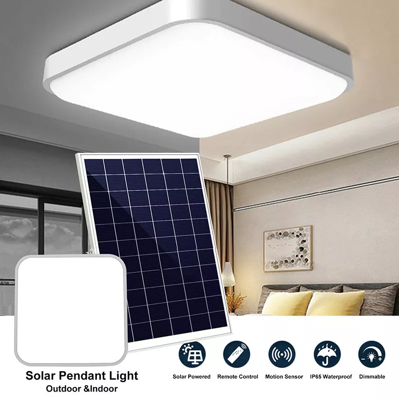 Solar pendant light on sale with remote control