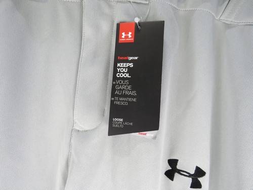 New UA Under Armour Men's Utility Relaxed Fit Baseball Pant, Gray XL - Picture 2 of 6