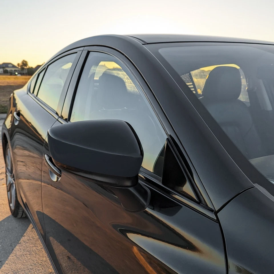 Vinilo apagón eliminación de cromo para Mazda 2014-21 6 molduras de ventana Foto 4 de 4
