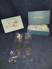 Reed & Barton# 4715 2-Piece; Abbey, Silver Plate Baby Flatware Set