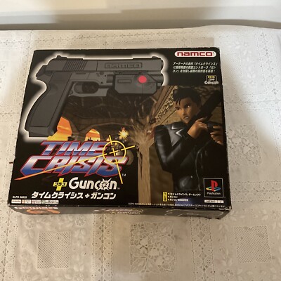 Guncon Time crisis gun controller sony playstation PS1 namco box
