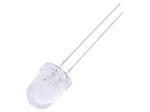 2X OSG5DA8131A-12V Led 8Mm GrüN 3000-4200Mcd 30° Front: GewöLbt Rastermaß: 2,54M-image